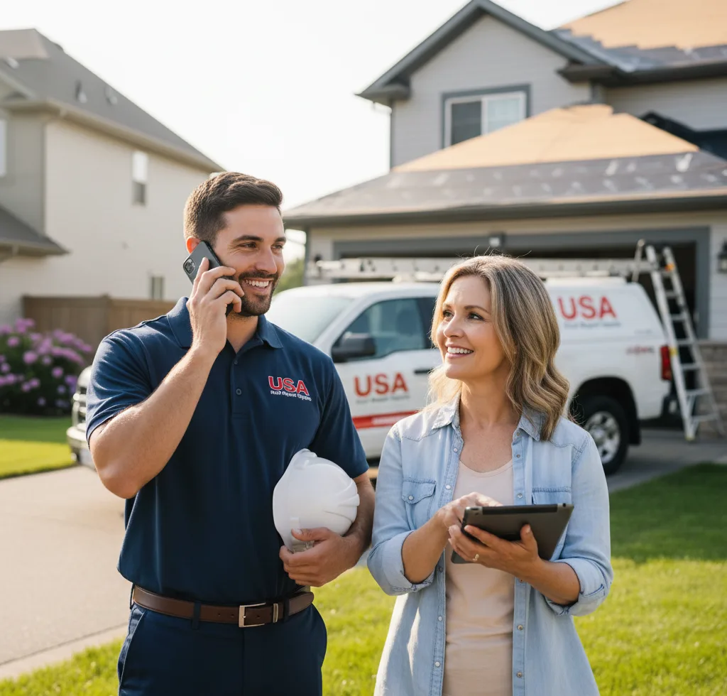 USA Roof Repair Experts customer support in Newark